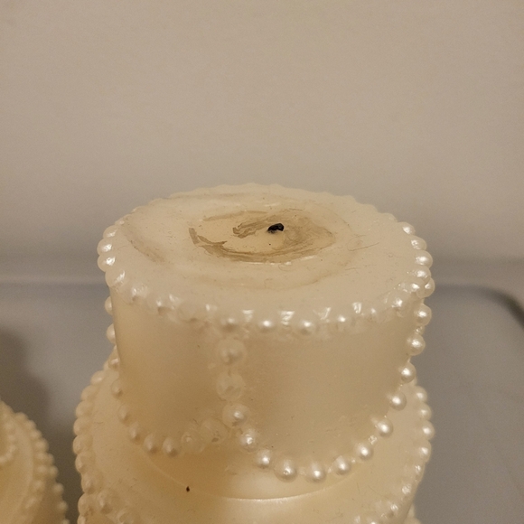 2 wedding candles - Picture 2 of 4